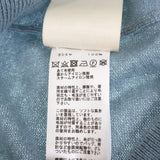 エルメス HERMES Hリフト ニット トップス 40 2H2663D1 半袖Tシャツ カシミヤ Bleu Lichen レディース【中古】【Aランク】