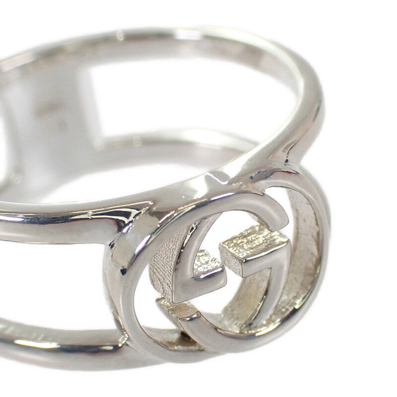 グッチ GUCCI インターロッキング ワイドオープンバンド 20号 295716J84008106 リング シルバー925 メンズ【中古】【Aランク】