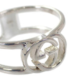 グッチ GUCCI インターロッキング ワイドオープンバンド 20号 295716J84008106 リング シルバー925 メンズ【中古】【Aランク】