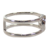 グッチ GUCCI インターロッキング ワイドオープンバンド 20号 295716J84008106 リング シルバー925 メンズ【中古】【Aランク】