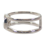 グッチ GUCCI インターロッキング ワイドオープンバンド 20号 295716J84008106 リング シルバー925 メンズ【中古】【Aランク】