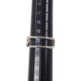 グッチ GUCCI インターロッキング ワイドオープンバンド 20号 295716J84008106 リング シルバー925 メンズ【中古】【Aランク】