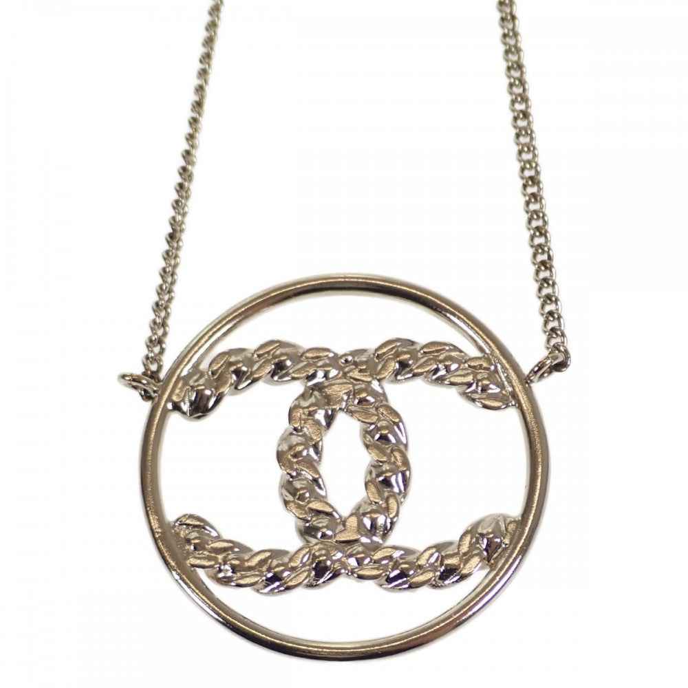 シャネル CHANEL CC サークル ペンダント ネックレス メタル ゴールド メンズ レディース【中古】【Aランク】