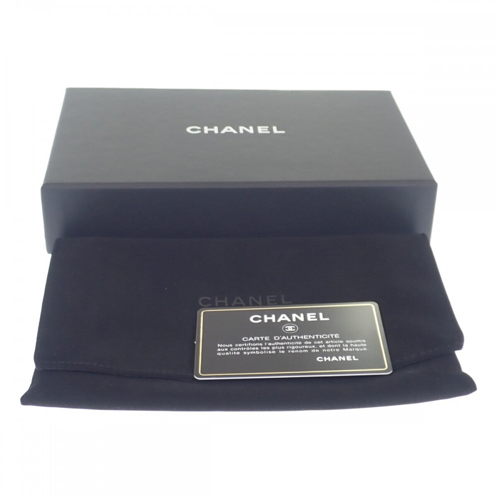 香奈兒 CHANEL 19 翻蓋錢包 AP2700_B04852_N5025 兩折錢包 羊皮 米色 金色金屬配件 女士【中古】【SA級】