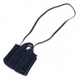 クロエ Chloe woody ナノトート CHC23UP235K3545D 2WAYバッグ ハンドバッグ デニム カーフ ブルー レディース【中古】【Sランク】