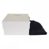 セリーヌ CELINE スモールトラベル 10C762DJP.01TA ポーチ ポリウレタン レザー ホワイト ゴールド金具 レディース【中古】【Aランク】