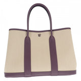 エルメス HERMES ガーデンパーティTPM ハンドバッグ キャンバス ネゴンダ トワルミリタリー ベトン カシス レディース【中古】【Sランク】