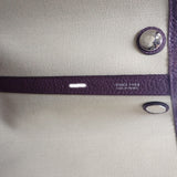 エルメス HERMES ガーデンパーティTPM ハンドバッグ キャンバス ネゴンダ トワルミリタリー ベトン カシス レディース【中古】【Sランク】