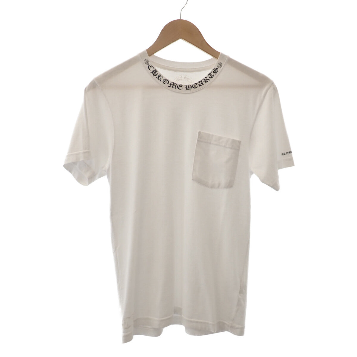 ネックロゴTシャツ 半袖 トップス 2212-304-0010 コットン ホワイト ...