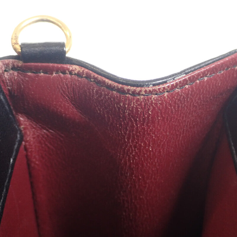 シャネル CHANEL シャネル31 ヴィンテージ 2WAYバッグ ショルダーバッグ ラムスキン コットン ブラック レディース【中古】【ABランク】