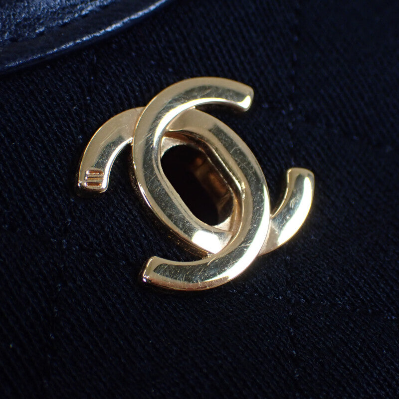 シャネル CHANEL シャネル31 ヴィンテージ 2WAYバッグ ショルダーバッグ ラムスキン コットン ブラック レディース【中古】【ABランク】