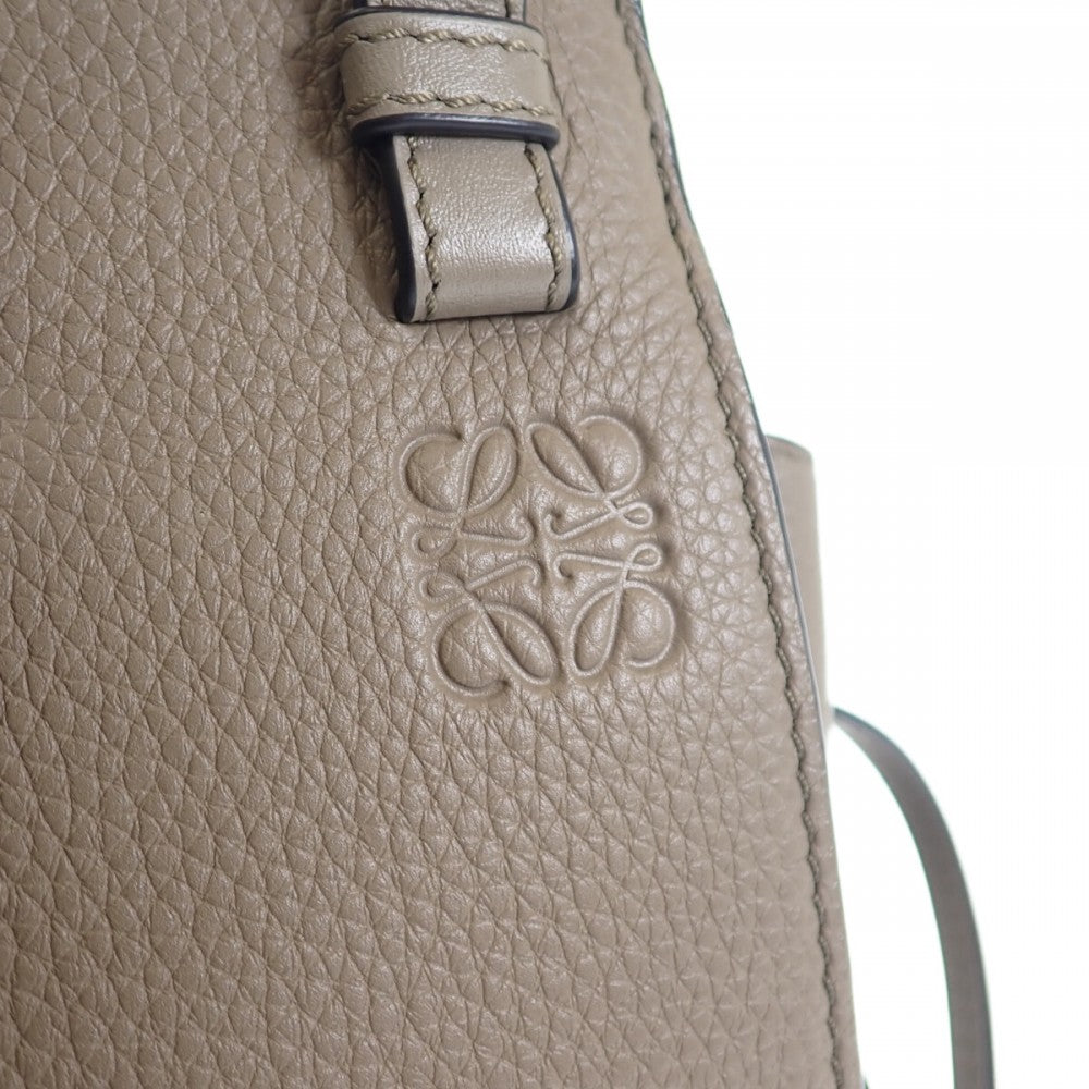 ロエベ LOEWE ハンモック ドローストリングミニ A538V07X15 2WAYバッグ ハンドバッグ ソフトグレインカーフスキン ローレルグリーン レディース【中古】【Aランク】