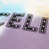 セリーヌ CELINE スタッズロゴ タイダイ XS 2X687957M.14ML 半袖Tシャツ コットン マルチカラー メンズ【中古】【Aランク】