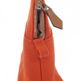 エルメス HERMES ボリードポーチ ミニ 20 H102773M_02 アクセサリーポーチ レザー キャンバス コットン オレンジ フー レディース【中古】【Aランク】