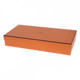 エルメス HERMES ボリードポーチ ミニ 20 H102773M_02 アクセサリーポーチ レザー キャンバス コットン オレンジ フー レディース【中古】【Aランク】