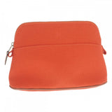 エルメス HERMES ボリードポーチ ミニ 20 H102773M_02 アクセサリーポーチ レザー キャンバス コットン オレンジ フー レディース【中古】【Aランク】