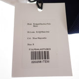 ベルルッティ Berluti ストライプスクリットポロ S R19JPS44-002 ポロシャツ コットン ブルー メンズ【中古】【Sランク】