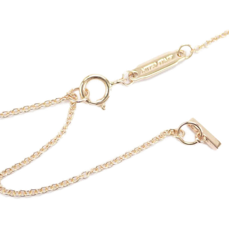 蒂芙尼 TIFFANY&Co. T Two 開放式垂直長條項鍊 K18玫瑰金 鑽石 女士 男士【中古】【A級品】