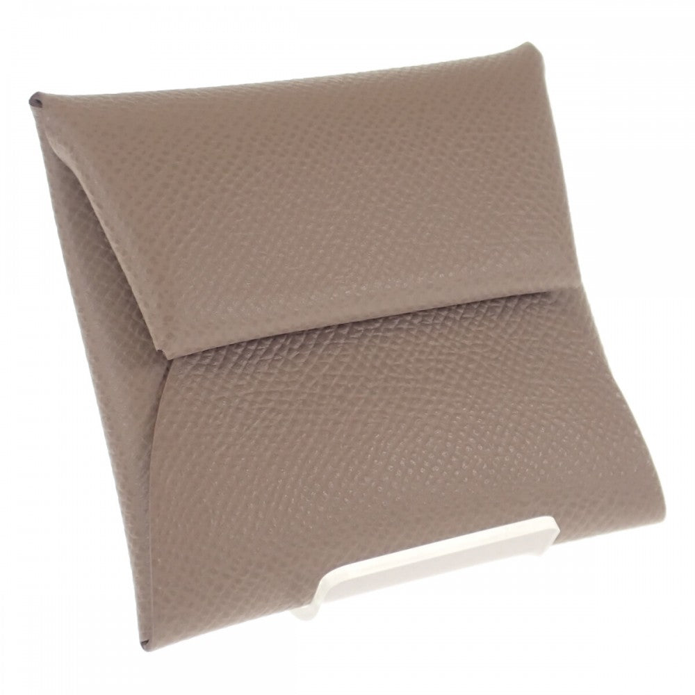 エルメス HERMES バスティア コインケース ヴォーエプソン エトゥープ レディース【中古】【Sランク】