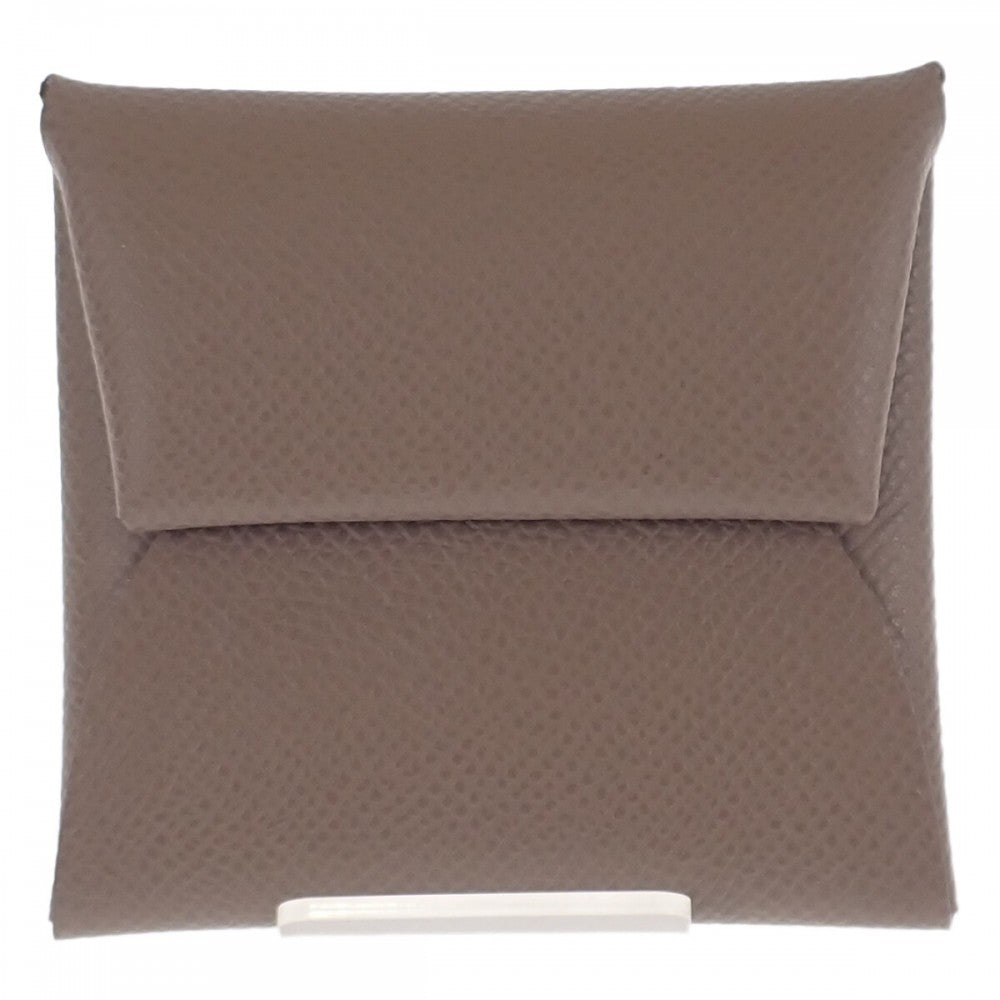 エルメス HERMES バスティア コインケース ヴォーエプソン エトゥープ レディース【中古】【Sランク】