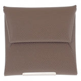 エルメス HERMES バスティア コインケース ヴォーエプソン エトゥープ レディース【中古】【Sランク】