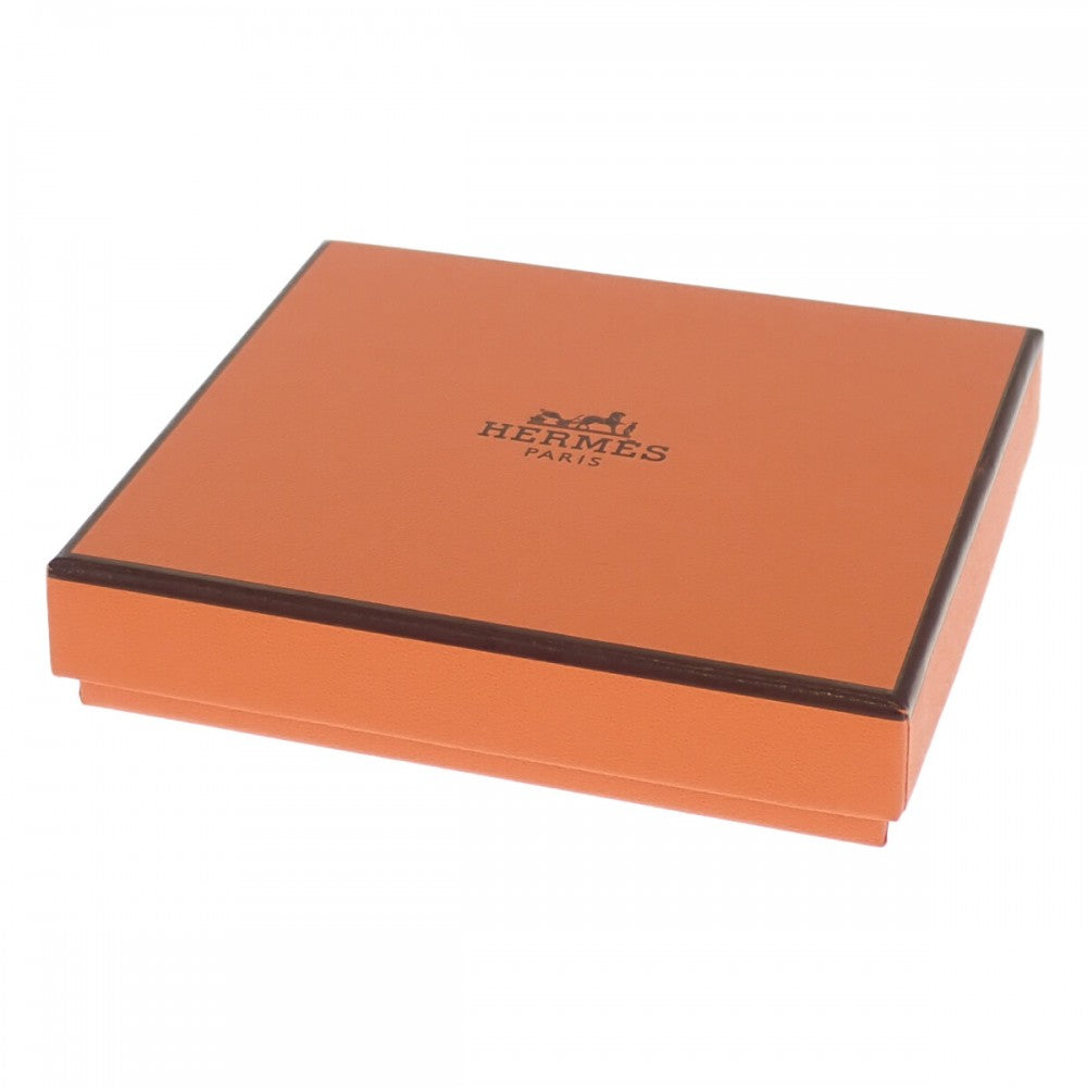 愛馬仕 HERMES Bastia 零錢包 Epsom 小牛皮 灰色 駝色 女款【中古】【S級】