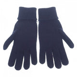 グッチ GUCCI GGロゴグローブ S 676116_4GACX_4179 手袋 カシミヤ ウール ネイビー レディース【中古】【Sランク】