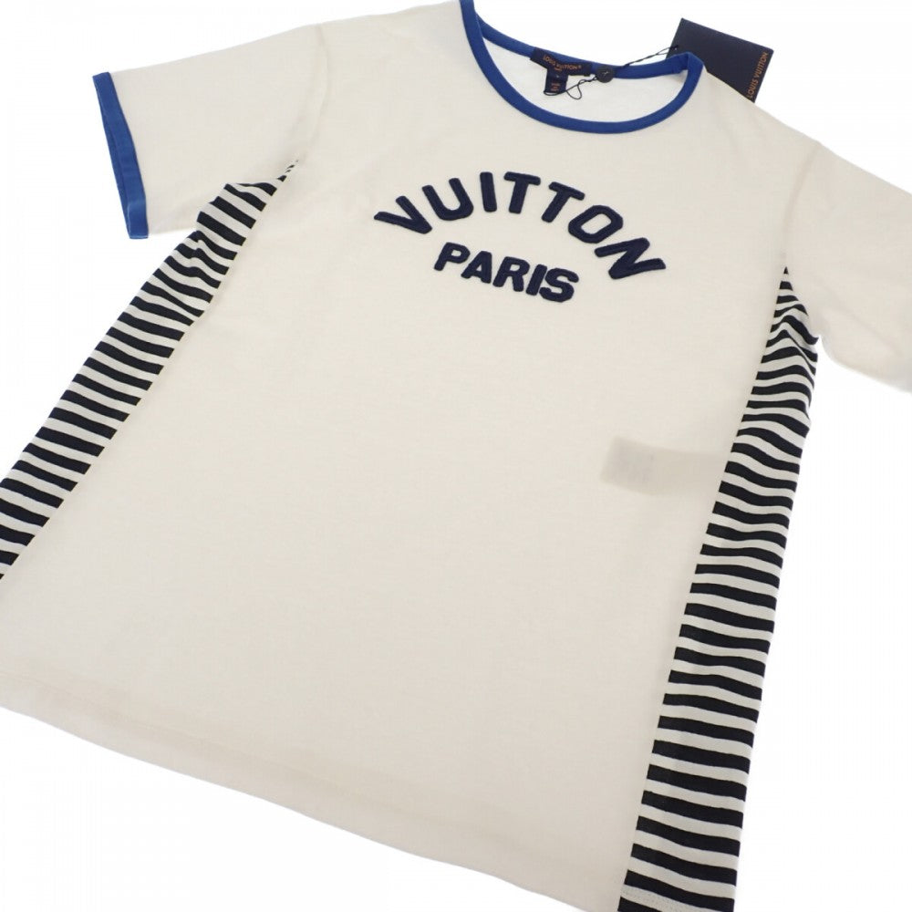 ルイヴィトン LOUIS VUITTON Vuitton Paris S 1ABCFO 半袖Tシャツ コットン ホワイト メンズ【中古】【SAランク】