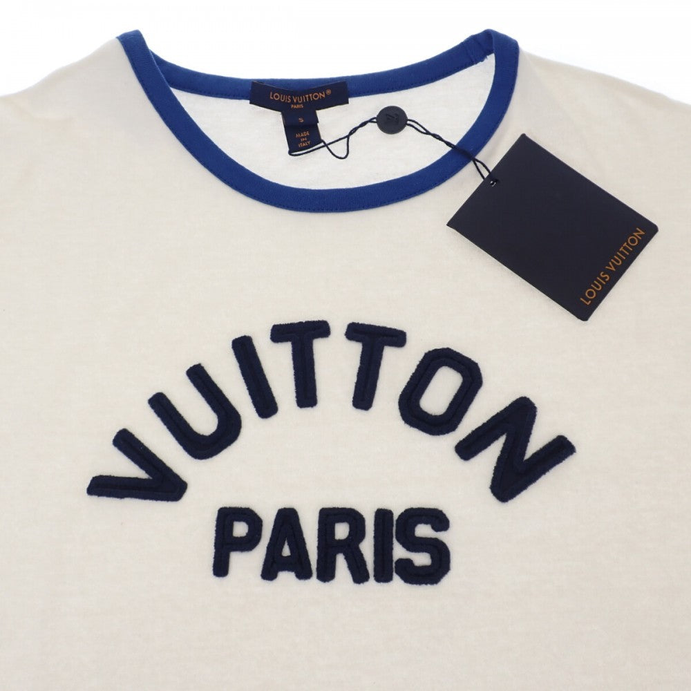 路易威登 LOUIS VUITTON Vuitton Paris S 1ABCFO 短袖T恤 棉質 白色 男款【中古】【SA等級】