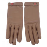 エルメス HERMES ドリームラブ グローブ 手袋 アニョーミロ エトゥープ サイズ 7 レディース【中古】【ABランク】