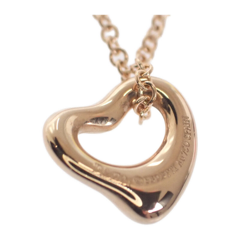 ティファニー TIFFANY&Co. エルサ ペレッティ オープンハート ペンダント 60957428 ネックレス K18ピンクゴールド レディース【中古】【Aランク】