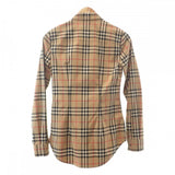 バーバリー BURBERRY ヴィンテージチェック 36 80222841 長袖シャツ コットン ポリエステル ベージュ レディース【中古】【Aランク】