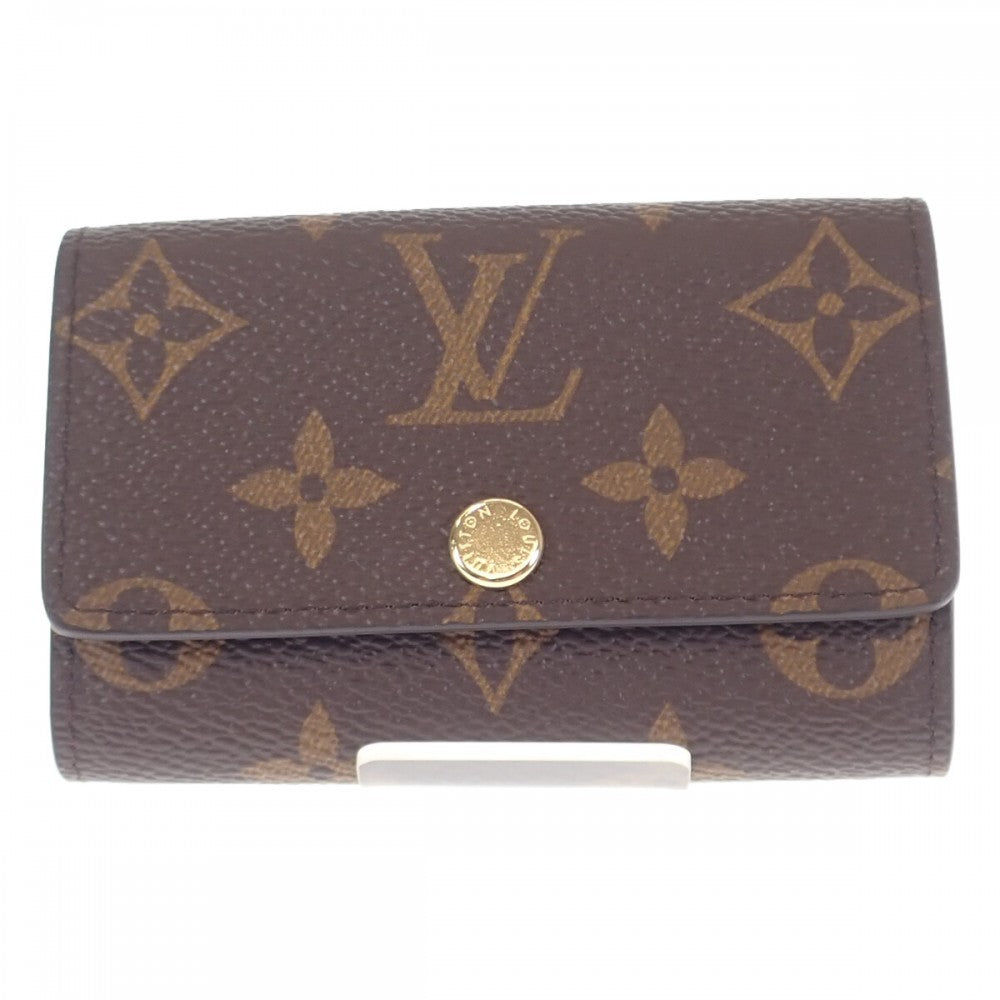ルイヴィトン LOUIS VUITTON ミュルティクレ 6 M62630 モノグラム キーケース ブラウン アルマニャック レディース【中古】【Sランク】