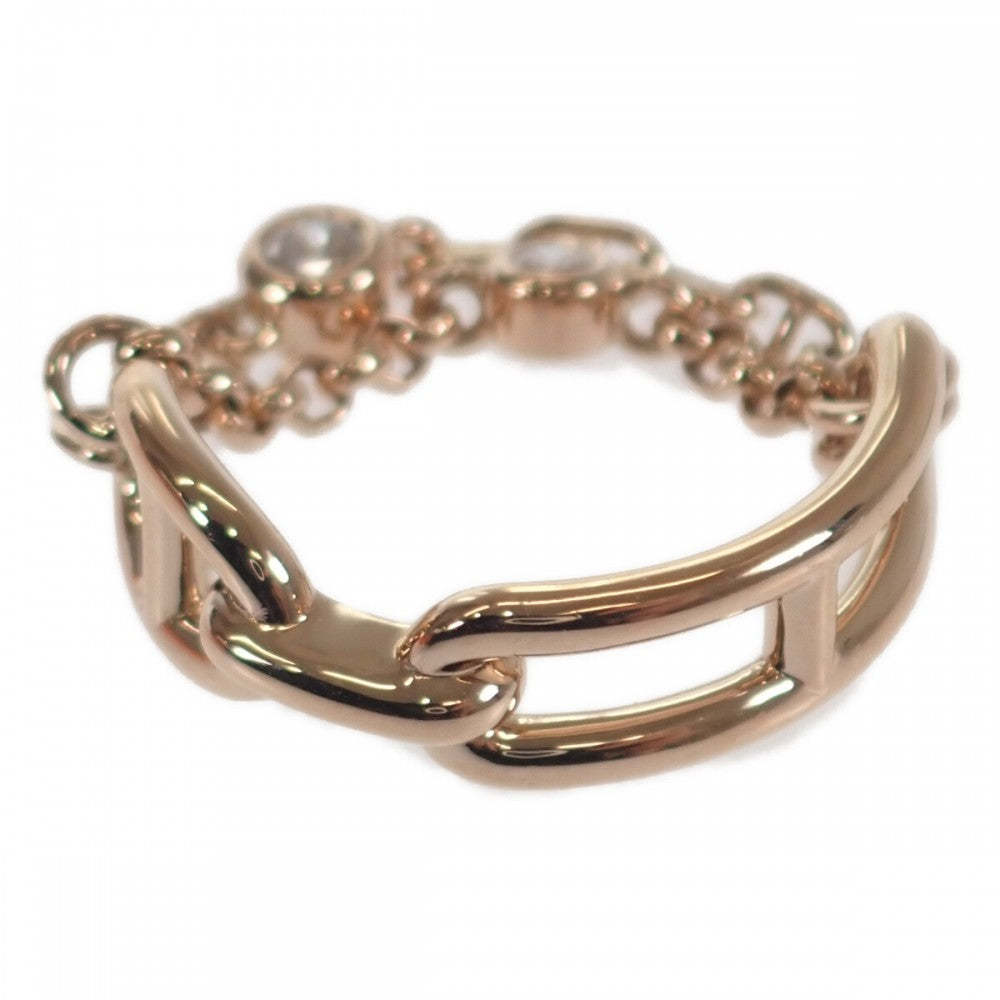 エルメス HERMES シェーヌダンクル カオス 9号 H222627B_00049 リング K18ピンクゴールド ダイヤモンド #49 レディース【中古】【Aランク】