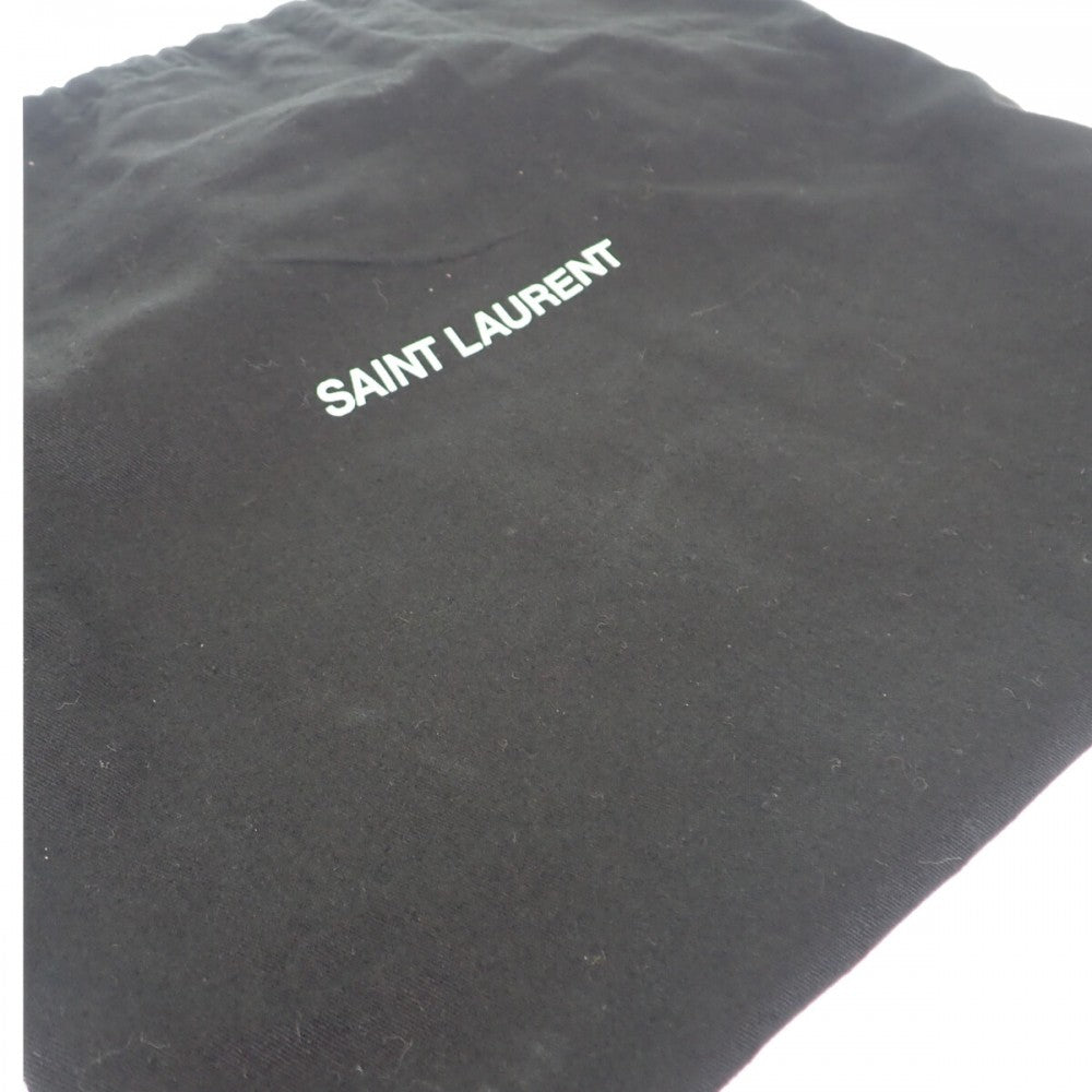 サンローラン SAINT LAURENT エンヴェロッブスモール 600195BOW961545 ショルダーバッグ キルティングレザー グレー シルバー金具 レディース【中古】【Aランク】