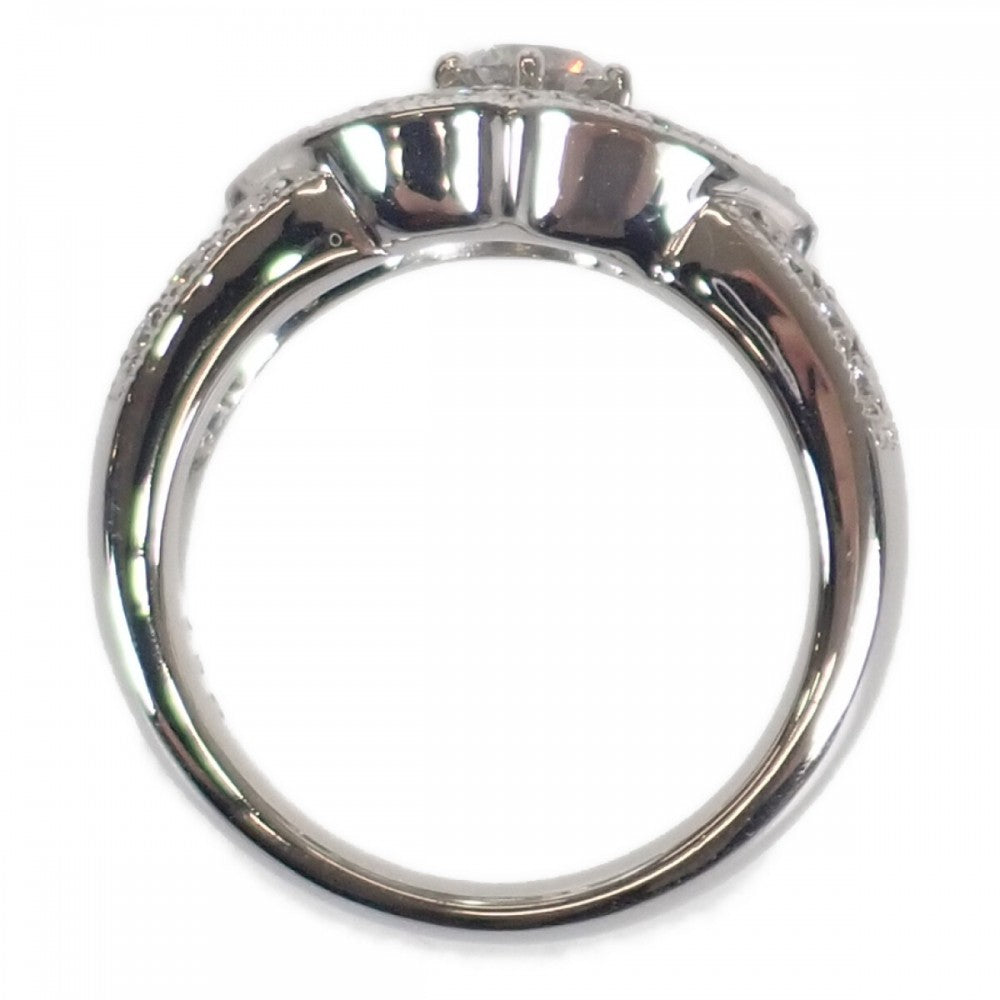 星の砂 star sand アクセサリー 10.5号 リング Pt900プラチナ ダイヤモンド レディース【中古】【Aランク】