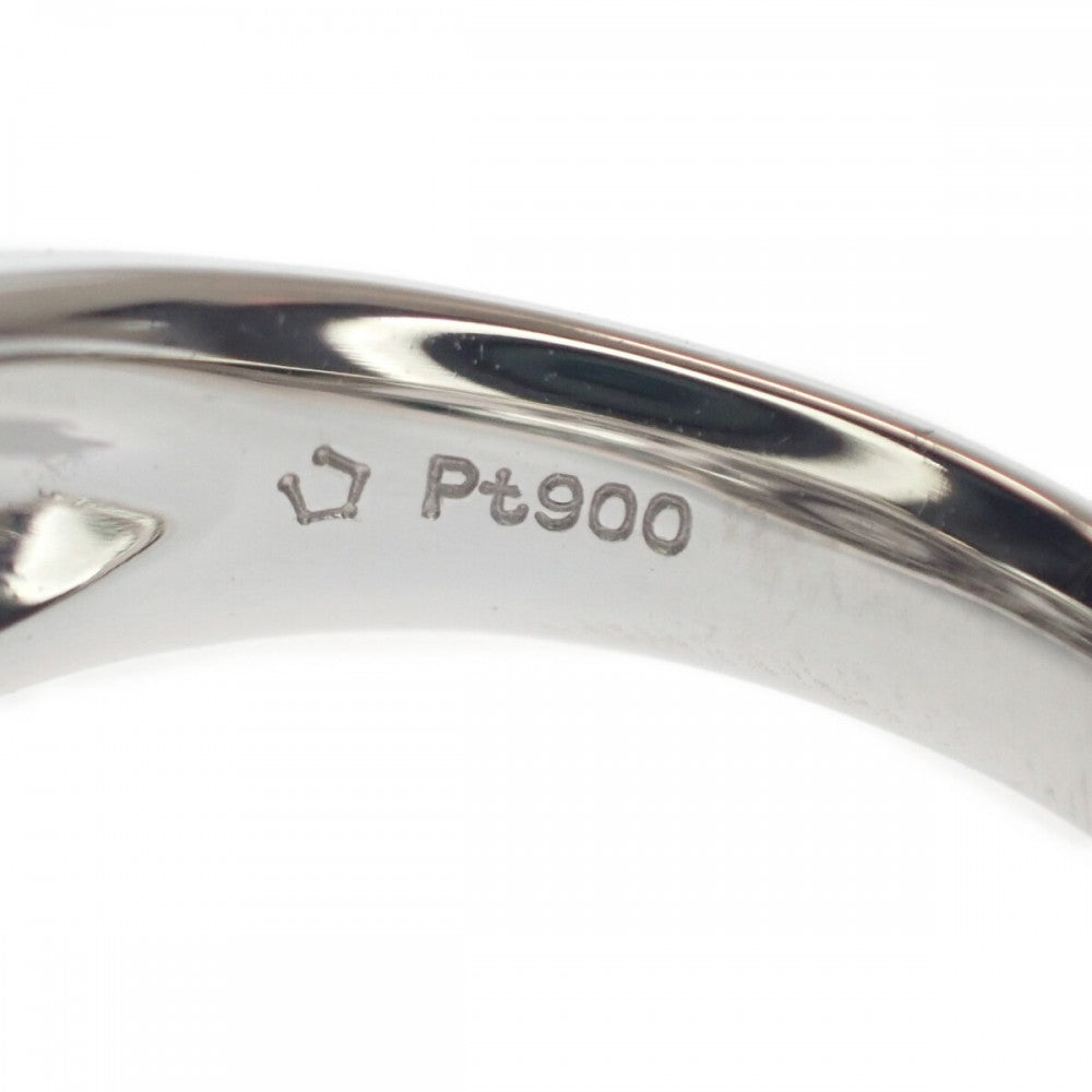 星の砂 star sand アクセサリー 10.5号 リング Pt900プラチナ ダイヤモンド レディース【中古】【Aランク】