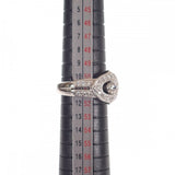 【中古】星の砂 star sand アクセサリー リング Pt900プラチナ 10.5号 ダイヤモンド レディース【Aランク】