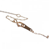 【中古】 デザイン ジュエリー ネックレス K18ピンクゴールド ダイヤモンド レディース【Nランク】