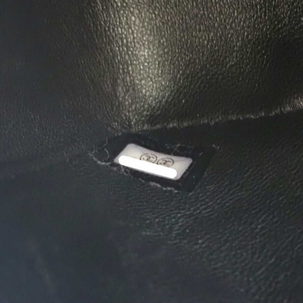 シャネル CHANEL クラシック スモール ショルダーバッグ キャビアスキン ブラック ゴールド金具 レディース【中古】【ABランク】