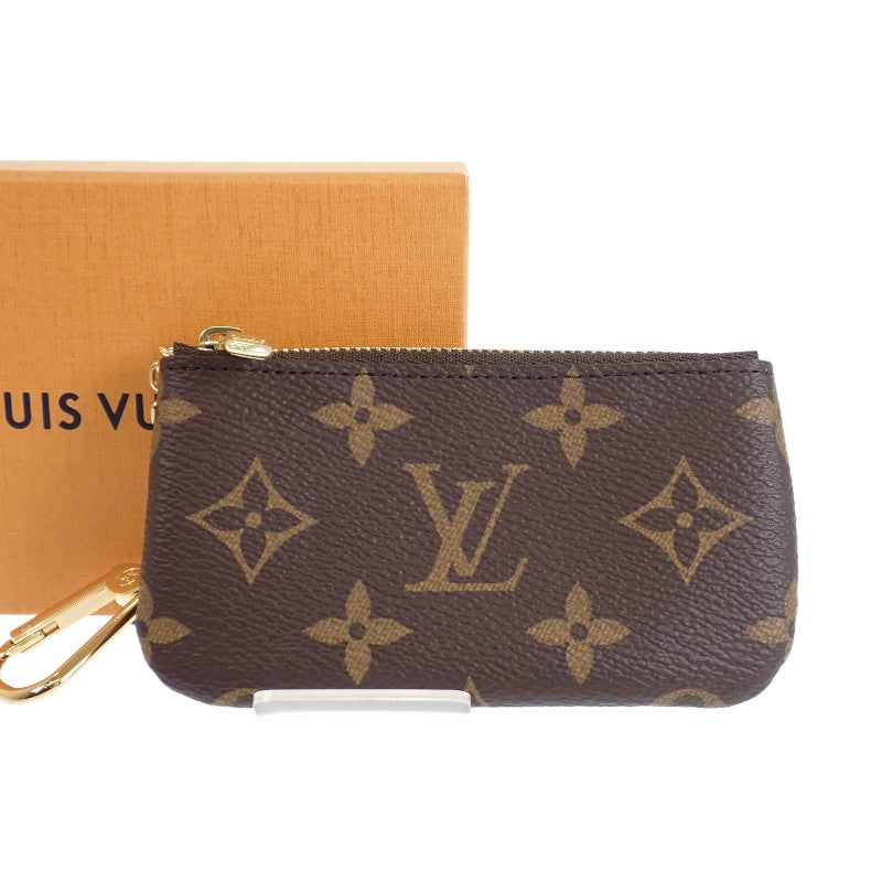 ルイヴィトン LOUIS VUITTON ポシェット・クレ M62650 モノグラム コインケース ブラウン レディース メンズ【中古】【Sランク】
