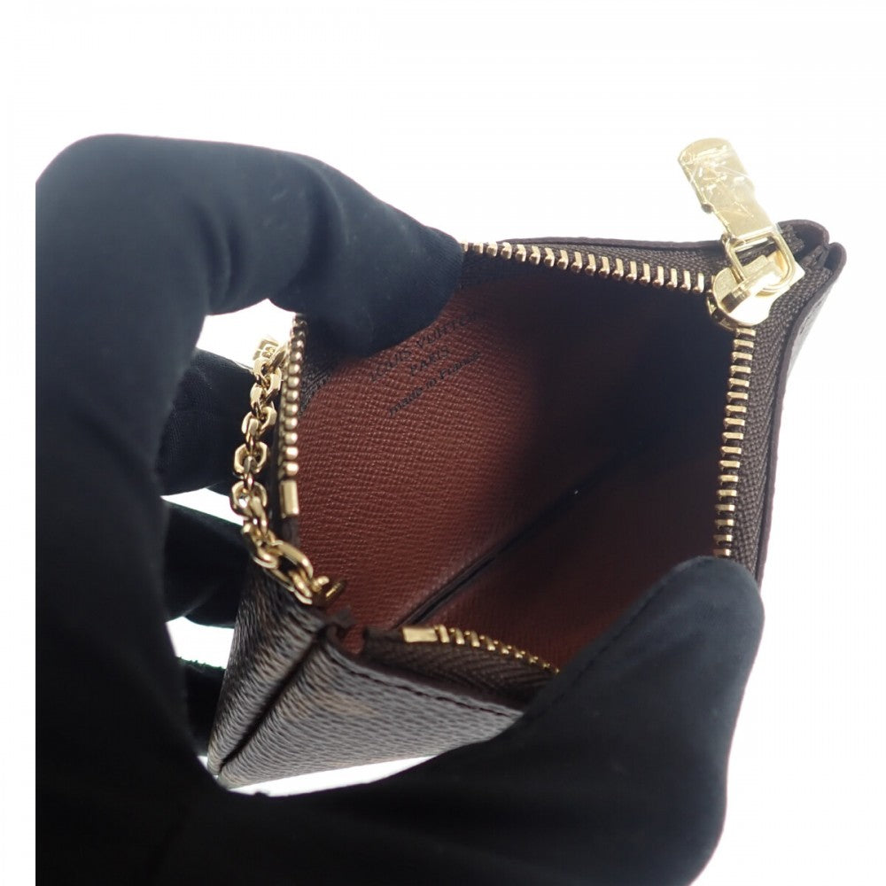 ルイヴィトン LOUIS VUITTON ポシェット・クレ M62650 モノグラム コインケース ブラウン レディース【中古】【Sランク】