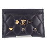 【中古】シャネル CHANEL マトラッセ AP3494_B13776_94305 カードケース ラムスキン ブラック レディース【Aランク】