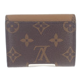 ルイヴィトン LOUIS VUITTON ポルトフォイユ・ゾエ M80725 三つ折り財布 モノグラムジャイアント ブラウン レディース【中古】【Aランク】