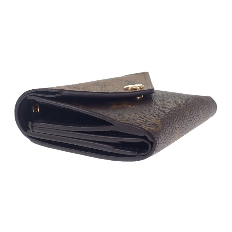 ルイヴィトン LOUIS VUITTON ポルトフォイユ・ゾエ M80725 三つ折り財布 モノグラムジャイアント ブラウン レディース【中古】【Aランク】
