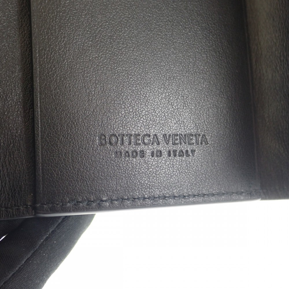 Bottega Veneta 寶緹嘉 630336VCPQ48803 鑰匙包 編織皮革 黑色 Nero 男款【二手】【A級品】
