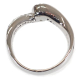 デザインジュエリー 15号 リング Pt900プラチナ ダイヤモンド レディース【中古】【Aランク】