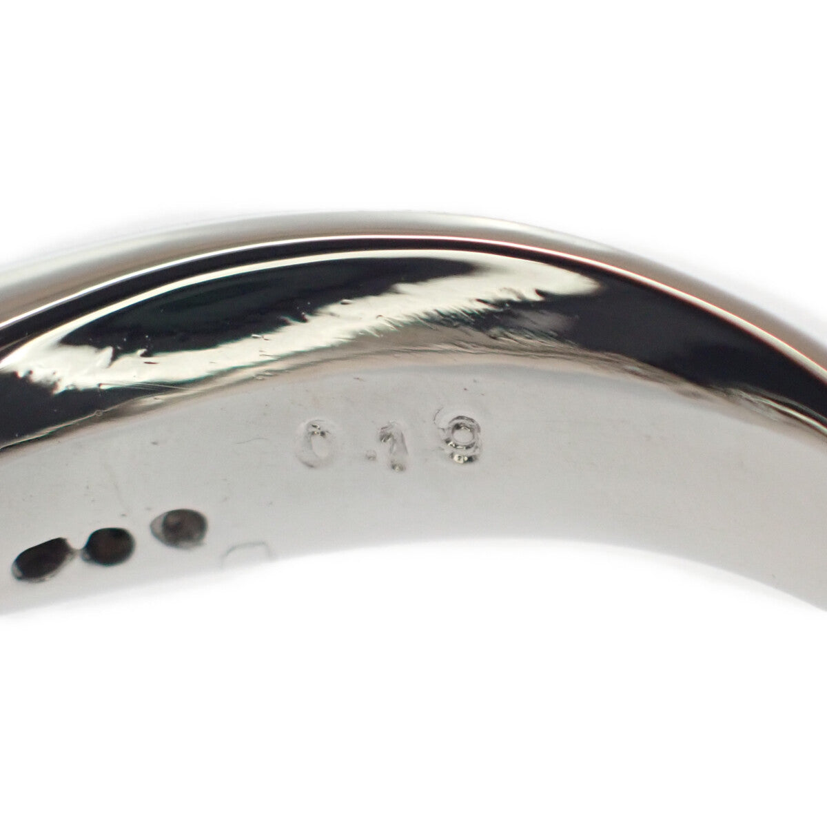 デザインジュエリー 15号 リング Pt900プラチナ ダイヤモンド レディース【中古】【Aランク】