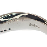 デザインジュエリー 15号 リング Pt900プラチナ ダイヤモンド レディース【中古】【Aランク】