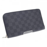 ルイヴィトン LOUIS VUITTON ジッピー・オーガナイザー NM N60111 ダミエグラフィット 長財布 ブラック メンズ【中古】【Aランク】